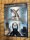 Deus Ex: The Conspiracy (Sony PlayStation 2 PS2, 2002) Complete CIB