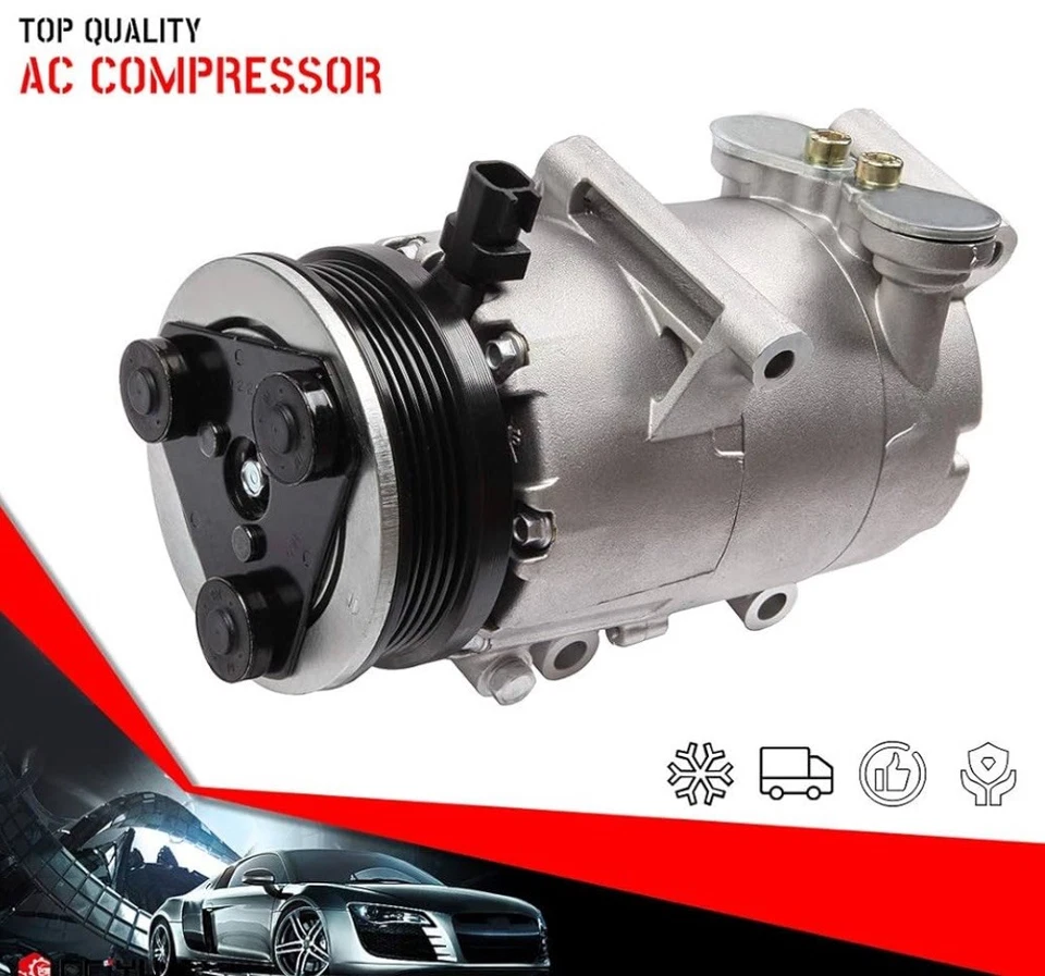 A/C Air Conditioning Compressor & Clutch For 2012 2013 2014 Ford Focus 2.0L Foto 2 de 4