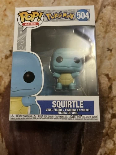 Funko Pop Squirtle 504 Vinyl Figure Pokémon Game Collectible