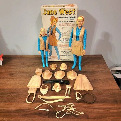 Jane & Josie West Doll Marx 1965 with box and accessories