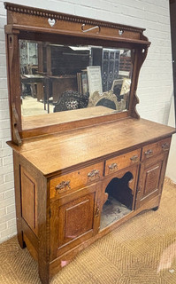 Art & crafts / nouveau DRESSER IN THE MANNER OF LIBERTY AND CO great provenance