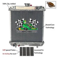 Aluminum Cooling Radiator Fit Kubota U15 U17 U15-3 U17-3 Excavator RA221-42300