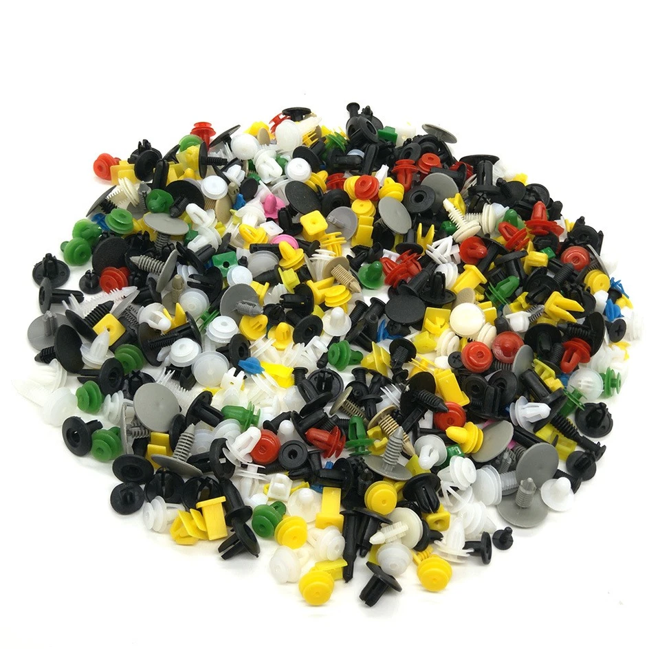 500 Pcs Mixed Plastic Car Door Fender Trim Panel Clip Fastener Universal - Image 3 of 4