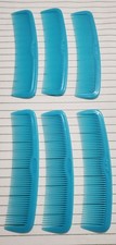 LOT OF 6 VINTAGE TIP TOP UNBREAKABLE BLUE COMBS 5  