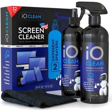 Screen Cleaner Spray 16oz 16oz Best Large Cleaning Kit for LCD LED OLED TV,...