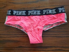 NWT RARE VICTORIA'S SECRET PINK X LOW RISE COTTON CHEEKSTER PANTIES 11048948 S