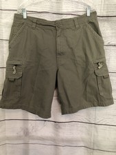Vintage Big Dogs Mens Shorts Cargo Rugged Khaki 36