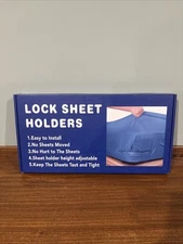 Bed Sheet Holder with Lock Strips Bedsheet Clips Keep Sheets Firm