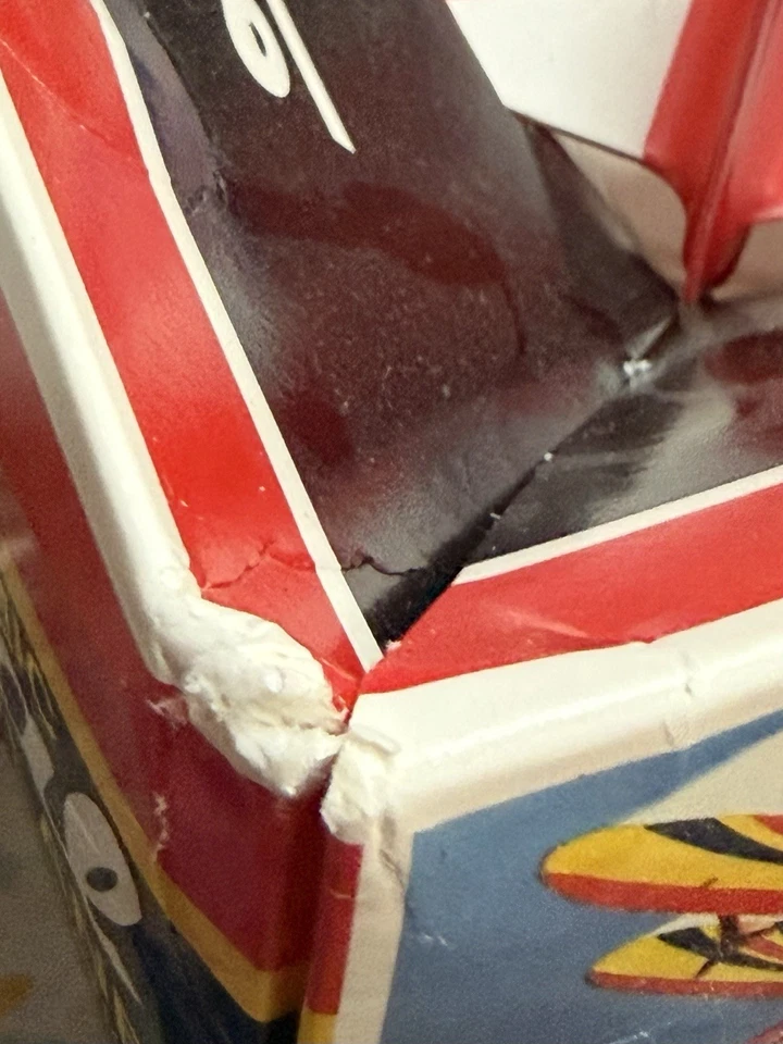 Vintage Stanzel Electromic Lil Rascal Stunt Master Biplane Battery Powered - Image 4 of 4