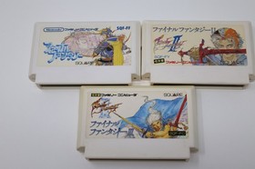 Final Fantasy I II III 1 2 3 Nintendo Famicom Box Manual Japan *US Seller* *Work