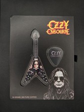 Ozzy Osbourne 2026 Guitar & Pick Collection .999 Fine Copper Limited 5k Mintage