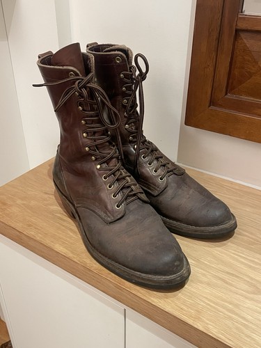 White's Hathorn Packer Schnürstiefel braun Leder Herren Größe 10 E