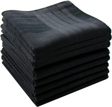 Assorted Striped Men'S Pocket Handkerchiefs 100 Cotton Soft Hankies Plaid