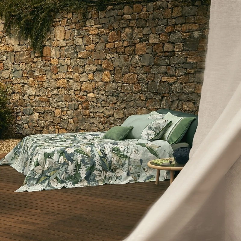 Trapunta Quilt Mezza Stagione FAZZINI Foglie Matrimoniale Trapuntino Piumino, fotografia 10 di 12