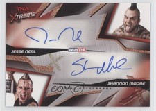 2010 TRISTAR TNA Xtreme Dual Auto 5/99 Jesse Neal Shannon Moore #X2-7 Auto 1j8