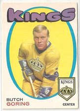 1971-72 O-PEE-CHEE #152 - BUTCH GORING ROOKIE - LOS ANGELES KINGS