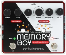 Electro-Harmonix Deluxe Memory Boy Analog Delay Pedal with Tap Tempo