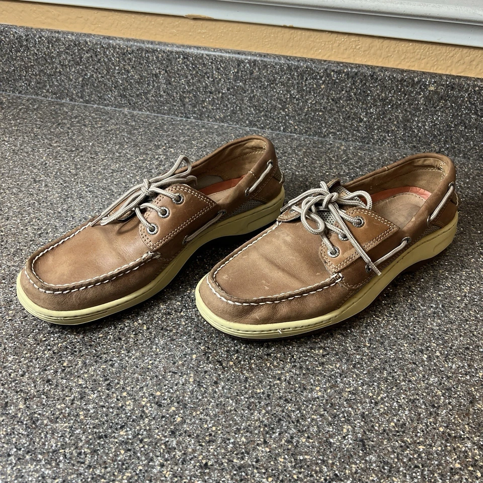 Sperry Boat Shoes Mens Size 9 Brown 2-Eye Comfort Casual Walking Driving Slip On - Image 3 of 4
