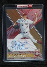 2019 Panini Elite Extra Edition Status Red Die-Cut 25/75 John Doxakis Auto 0jd0