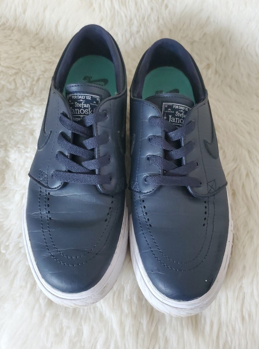 Nike SB Zoom Stefan Janoski Men 8 Shoes Blue Croc Gator 2014
