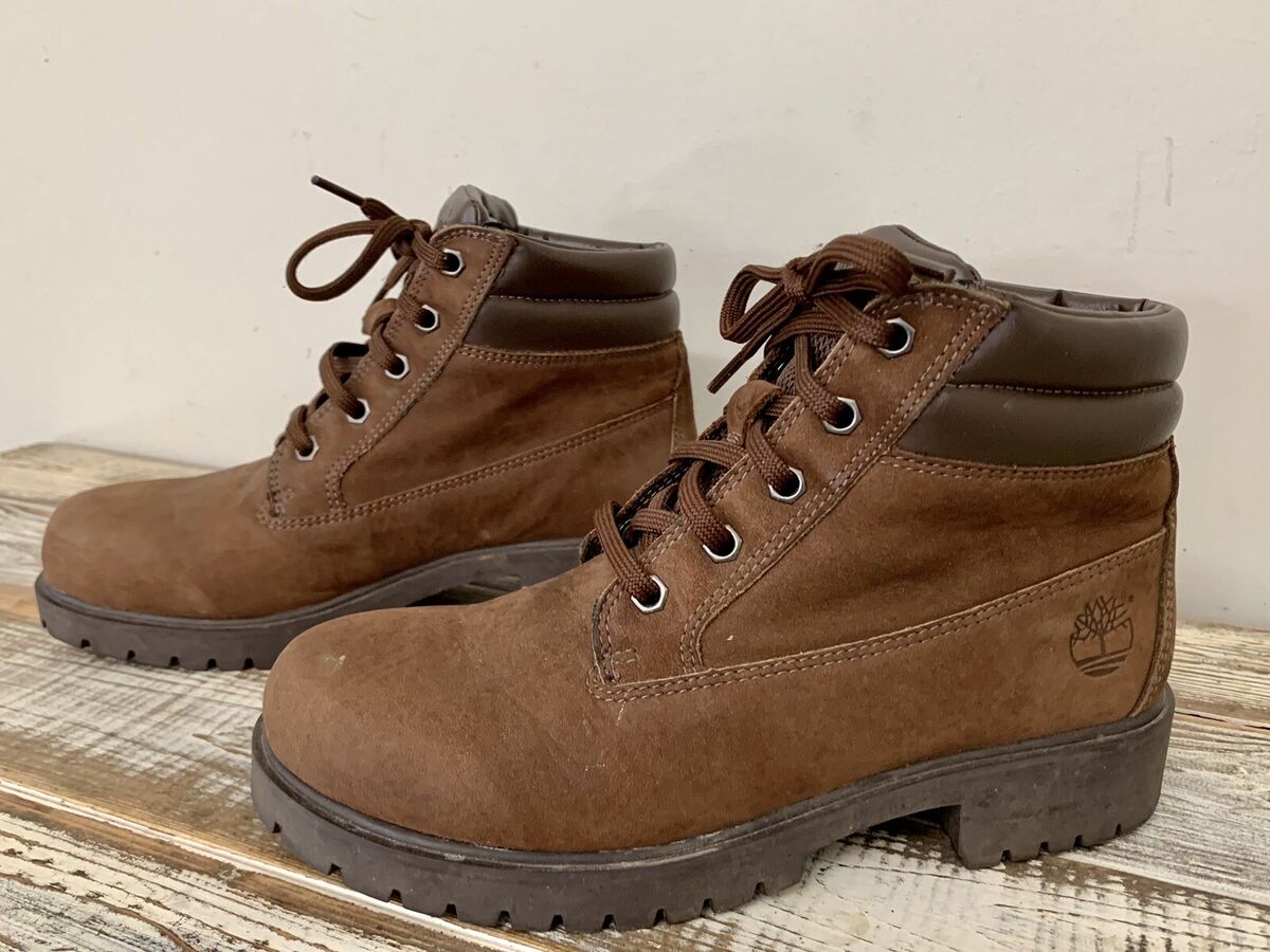 Women's Timberland 23683 Classic Lace Up Ankle Boots Brown Women's Timberland 23683 Classic Lace Up Ankle Boots Brown