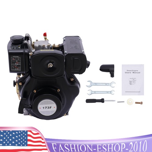 Motor diésel monocilíndrico de 4 tiempos 247CC para máquina agrícola pequeña - Imagen 4 de 17