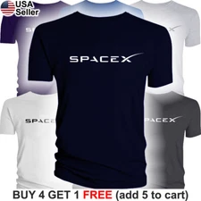 SpaceX T-Shirt Space X Exploration Aerospace NASA Elon Musk Men