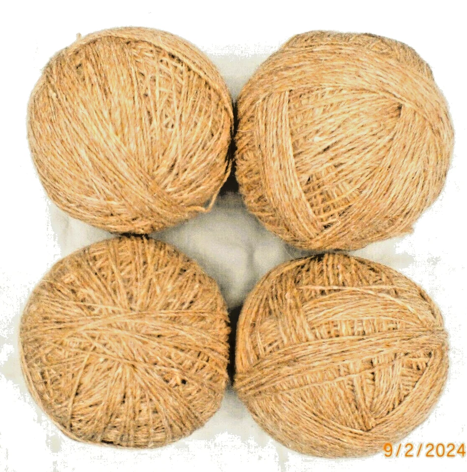 WOOL, OFF MOORIT RARE SHEEP, NATURAL CAMEL COLOUR, SOFT, ARAN, 1,000g  FREE POST - Image 2 of 4