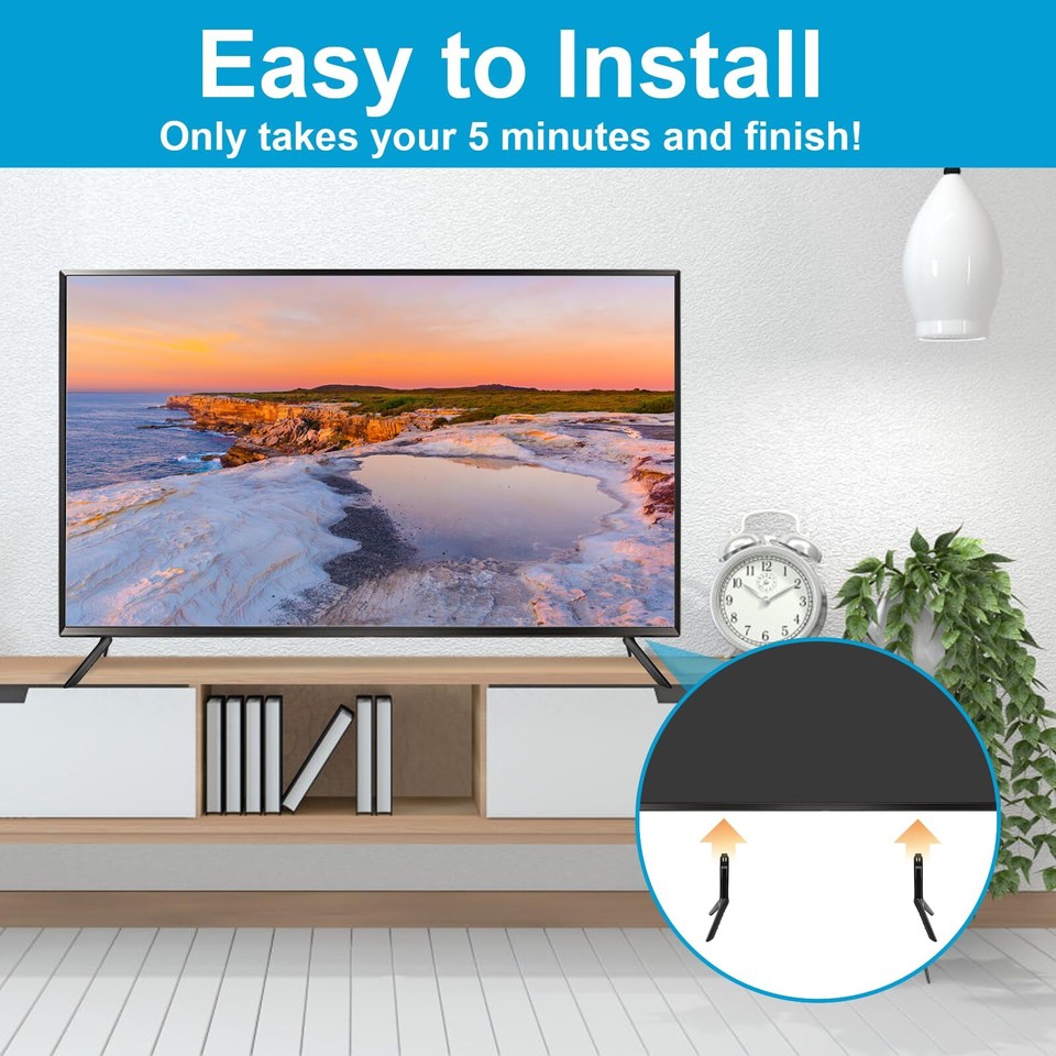 Tv Legs Stand for Samsung Tv Mount,Tv Stand Base,Tv Legs Replacement
