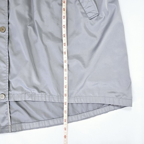 BADGLEY MISCHKA Size 3X Women's Grey Zipper Trench Coat - Picture 15 of 15
