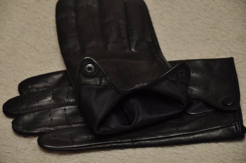 Women Italian Lambskin nappa Leather short Slk Lined / unlined wrist Gloves - Picture 2 of 5
