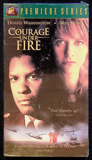 Courage Under Fire 1996 w/ Denzel Washington Meg Ryan Movie VHS Sealed Watermark