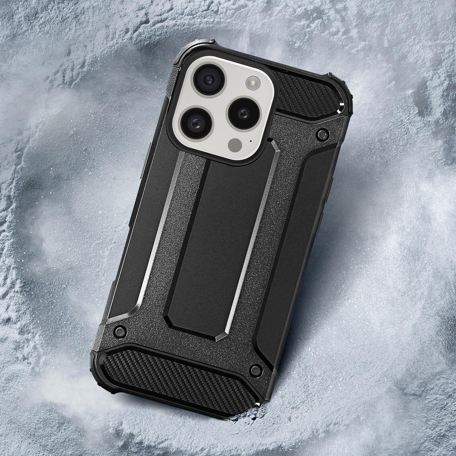 Avizar Case for iPhone 16 Pro Hybride Reinforced Crashproof Shell 1.8m