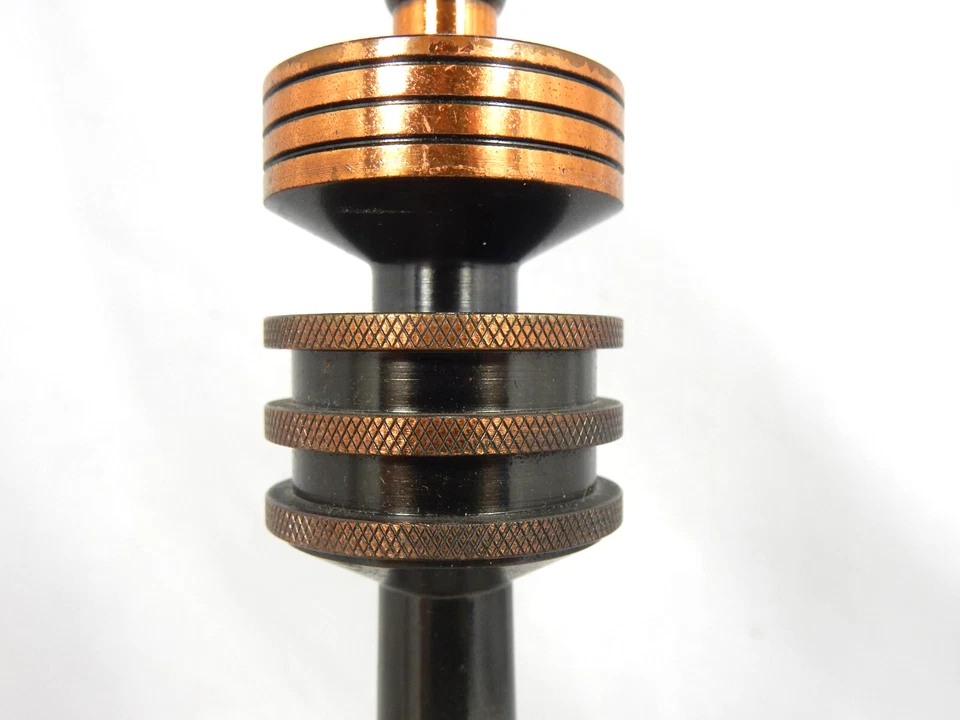 Handmade 70s Vintage Designobjekt Fernsehturm aus Metall television tower 32 cm - Bild 2 von 4