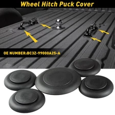 For 2011-2023 Ford Duty F250 Super Hitch 5th Puck Wheel Cover Plug Trim Ring Kit