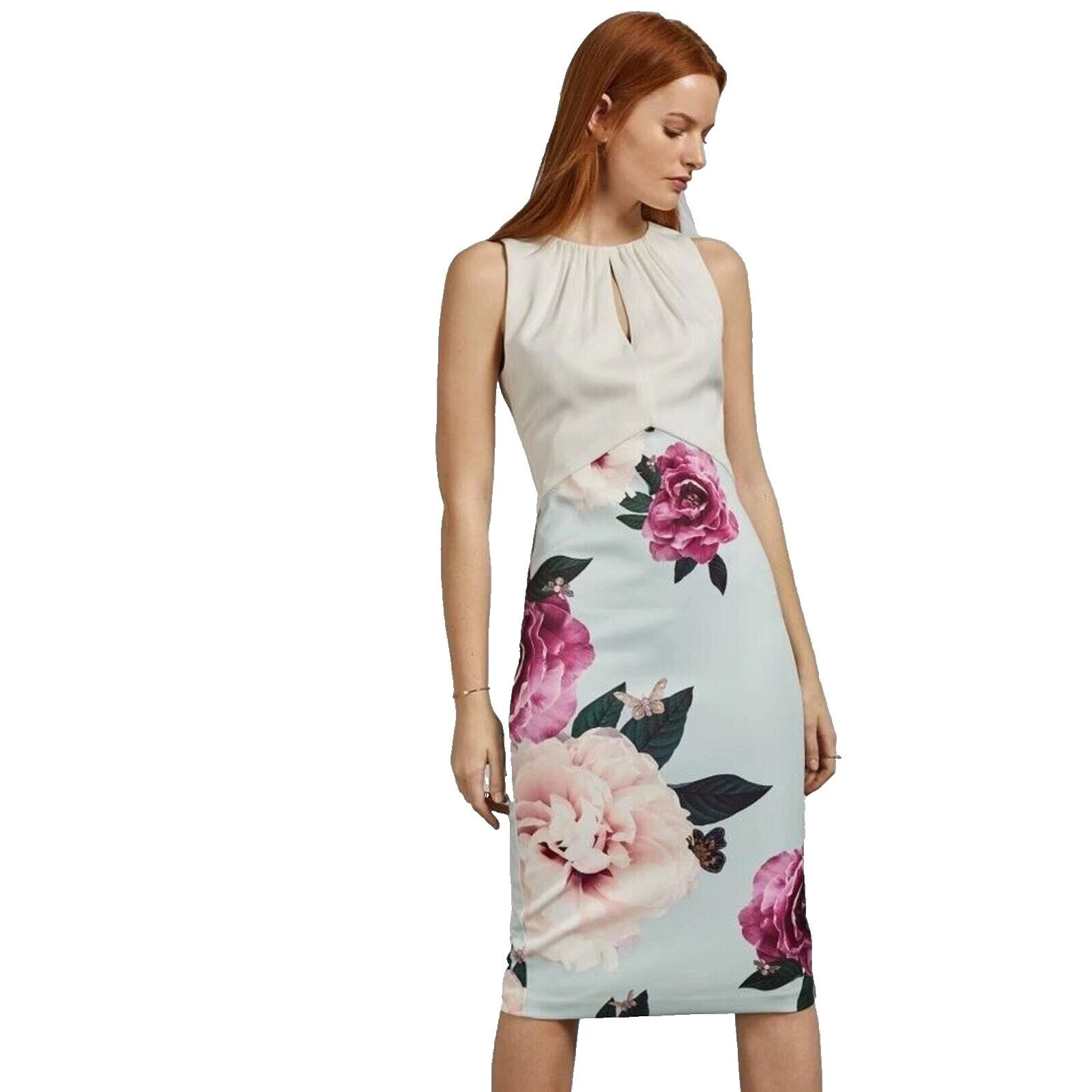 Funda de poliéster Ted Baker vestidos Midi