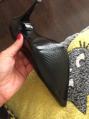 High Heels, schwarz lackiert, Nr 37