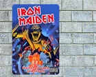 Iron Maiden Sweden Sign Aluminum Metal 8"x12" Garage Man Cave Classic Rock