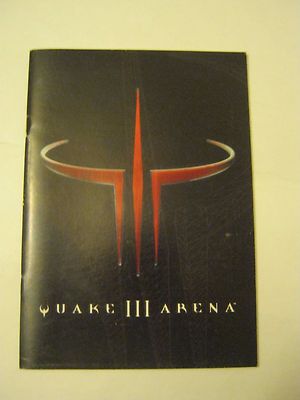 Quake III Arena Installation and Program Guide 36 pages (1999) (034-3)