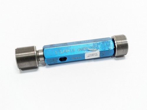 1-1/8-18 UNEF-2B Thread Plug Gage Go No-Go Thread Gage 1.0889 1.0951 ...