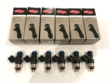 6 OEM NEW FUEL INJECTORS 0280158091 FOR 3.5L 3.7L V6