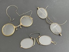 Lot Of 3 Antique Eyeglass