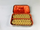 Y7028 Imperial Japan Army Epaulettes Aluminium case military Japan WW2 vintage
