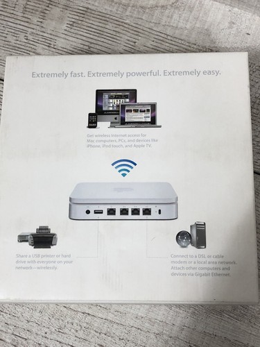 Apple Airport Extreme 802.11n WiFi MD031LL/A A1408 Wireless Router - Picture 5 of 7