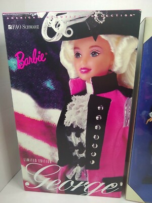 Barbie 1996 George Washington FAO Schwarz Limited Edition Mattel NRFB