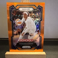 2024 Kahleah Copper Orange Prizm /124 WNBA Prizm Monopoly SP #58 Mercury 