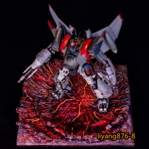 Anime Figure Model GK Resin Scene Battle Platform Fight Magma Base for Figures - Picture 6 of 22