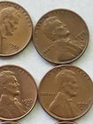Coin Auction #43.  (2) 1954 And (7) 1955 Lincoln Wheat Cents US Pennies — photo 2