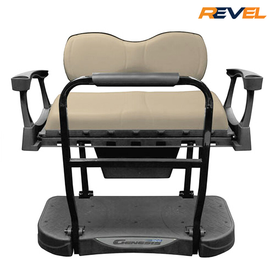 Club Car DS Golf Cart Buff Aluminum Rear Flip Seat Kit | eBay