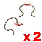 Window Winder Handle Metal Clips For FORD KA front door glass winder control X 2